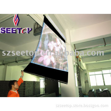 Soft LED Display with  softness, whole transparent, light weight